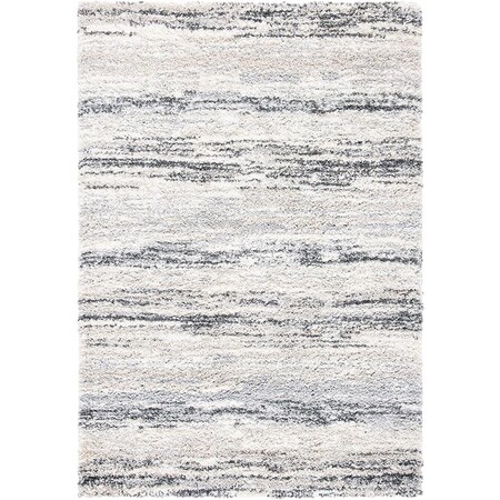 Safavieh 9 x 12 ft. Fontana Shag 800 Area Rug Ivory & Grey FNT842A-9